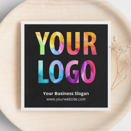 Anpassningsbar Company Promotional Business Logoty Pappersservett