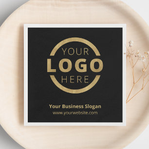 Anpassningsbar Company Promotional Business Logoty Pappersservett