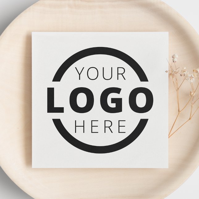 Anpassningsbar Company Promotional Business Logoty Pappersservett (Skapare uppladdad)