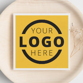 Anpassningsbar Company Promotional Business Logoty Pappersservett