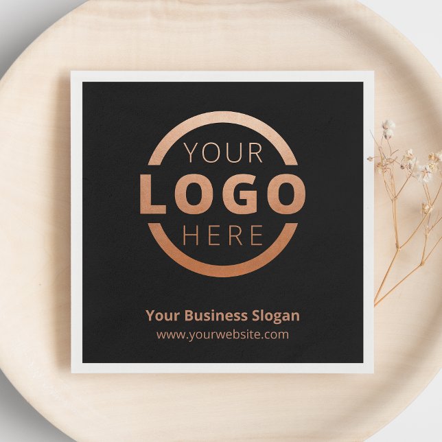 Anpassningsbar Company Promotional Business Logoty Pappersservett (Skapare uppladdad)