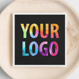 Anpassningsbar Company Promotional Business Logoty Pappersservett