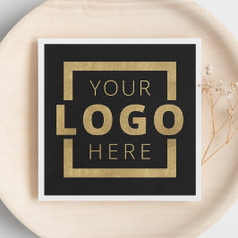 Anpassningsbar Company Promotional Business Logoty Pappersservett