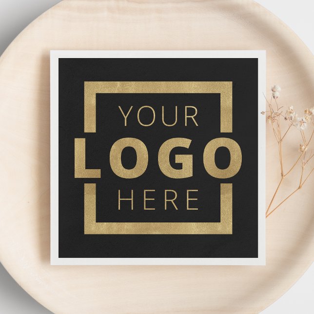 Anpassningsbar Company Promotional Business Logoty Pappersservett (Skapare uppladdad)