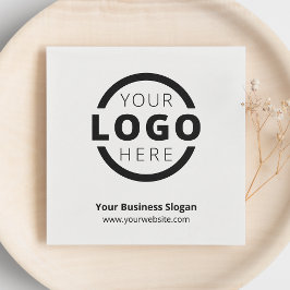 Anpassningsbar Company Promotional Business Logoty Pappersservett