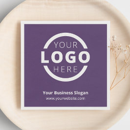 Anpassningsbar Company Promotional Business Logoty Pappersservett