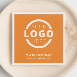 Anpassningsbar Company Promotional Business Logoty Pappersservett