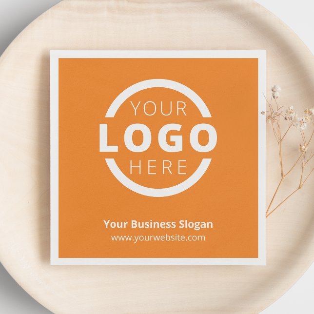 Anpassningsbar Company Promotional Business Logoty Pappersservett (Skapare uppladdad)