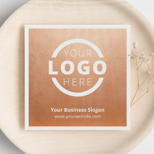 Anpassningsbar Company Promotional Business Logoty Pappersservett