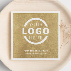 Anpassningsbar Company Promotional Business Logoty Pappersservett