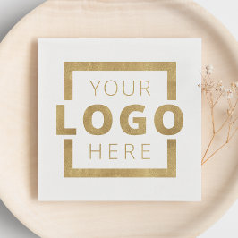 Anpassningsbar Company Promotional Business Logoty Pappersservett