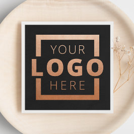 Anpassningsbar Company Promotional Business Logoty Pappersservett