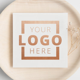 Anpassningsbar Company Promotional Business Logoty Pappersservett