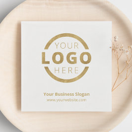 Anpassningsbar Company Promotional Business Logoty Pappersservett