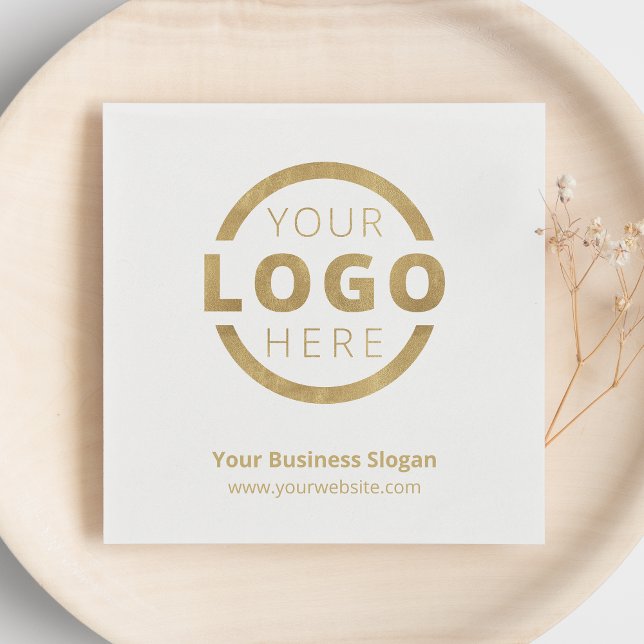 Anpassningsbar Company Promotional Business Logoty Pappersservett (Skapare uppladdad)