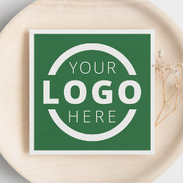 Anpassningsbar Company Promotional Business Logoty Pappersservett