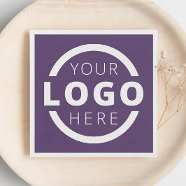 Anpassningsbar Company Promotional Business Logoty Pappersservett