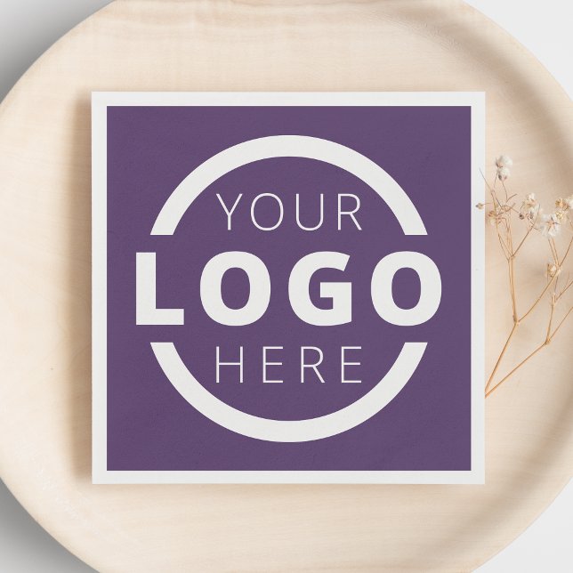 Anpassningsbar Company Promotional Business Logoty Pappersservett (Skapare uppladdad)