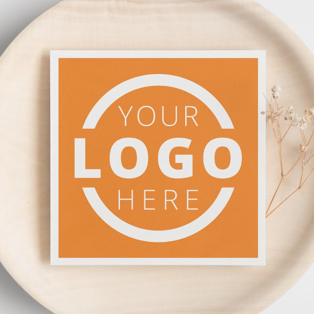 Anpassningsbar Company Promotional Business Logoty Pappersservett (Skapare uppladdad)