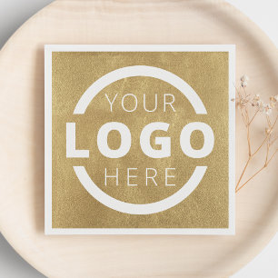 Anpassningsbar Company Promotional Business Logoty Pappersservett