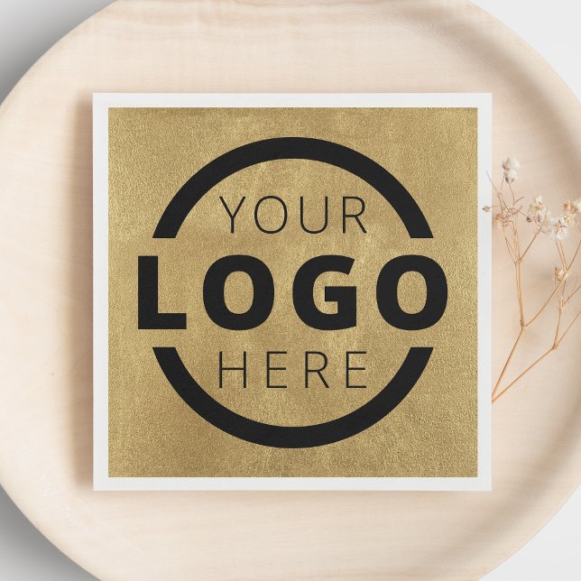 Anpassningsbar Company Promotional Business Logoty Pappersservett (Skapare uppladdad)