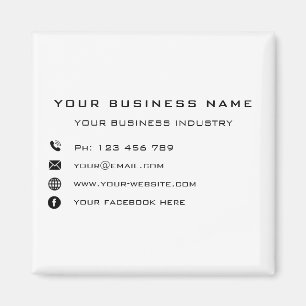 Anpassningsbar Company Promotional Personlig Magne Magnet
