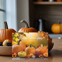 Anpassningsbar Company Thanksgiving Pumpkin Magnet