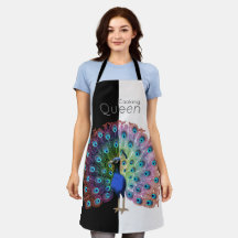 Anpassningsbar Cooking Queen Colorful Peacock