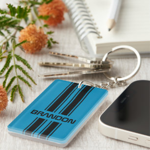 Anpassningsbar Coola Blue and Black Auto Tävling S