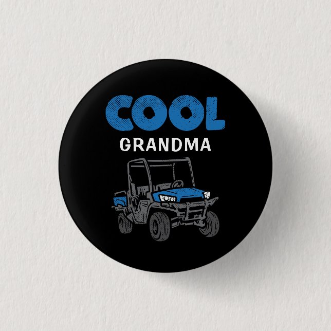 Anpassningsbar Coola Grandma Proud Family Matching Knapp (Framsida)