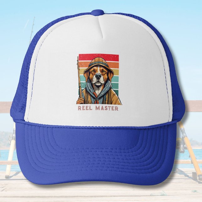 Anpassningsbar Coola Pension Gifts for Fisherman P Keps (Custom Cool Dog Retirement Gifts for Fisherman Dad)