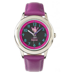 Anpassningsbar Coola Rosa Superstar Lär dig att be Armbandsur