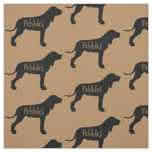 Anpassningsbar Coonhound Hund Fabric Tyg
