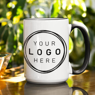 Anpassningsbar Corporate Business Logotyp 2-ton Magisk Mugg