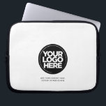 Anpassningsbar Corporate Business Logotyp Laptop Fodral<br><div class="desc">Skapa den unika personligen Corporate Business Logotyp Laptop sleeve som överför din logotyp och lägger till anpassningsbarna. En enkel och professionell design imponerar på chef, medarbetare, kunder! Lägg till anpassningsbarna med det här minimalistteckensnittet och professionellen sans serif-teckensnittet: webbplats, slogan, företag namn, evenemangsdatum. Personligen bilder kommer att skrivas ut i den...</div>