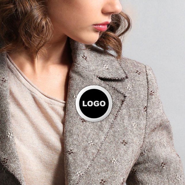 Anpassningsbar Corporate Promotional Business Comp Knapp (Custom Corporate Promotional Business Company Logo Button)