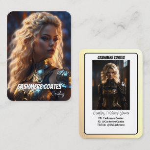 Anpassningsbar Coscards Minimalisthandelskort fö Visitkort