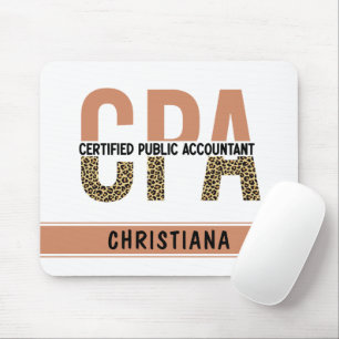 Anpassningsbar CPA Auktoriserad Leopard Musmatta