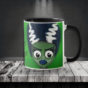 Anpassningsbar Crazy i Kärlek Bride Frankenstein M Kaffemugg