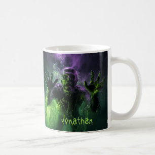 Anpassningsbar Creepy Monster i Vatten Horror Hall Kaffemugg