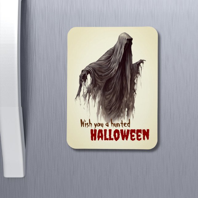 Anpassningsbar Creepy Spooky Scary Haunted Hallowe Magnet (Skapare uppladdad)