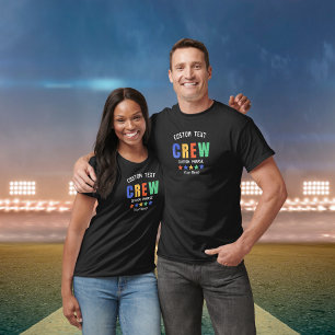 Anpassningsbar Crew-skjorta i skolan Retro T Shirt