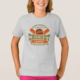 Anpassningsbar Cricket Klubb League Sport Namn Num T Shirt