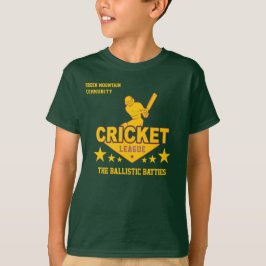 Anpassningsbar Cricket Klubb League Sport Namn Num T Shirt