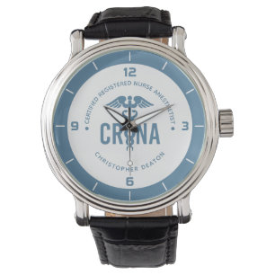 Anpassningsbar CRNA Auktoriserad Registrerad sjuks Armbandsur