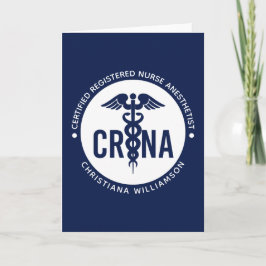 Anpassningsbar CRNA Auktoriserad Registrerad sjuks Kort