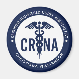 Anpassningsbar CRNA Auktoriserad Registrerad sjuks Magnet