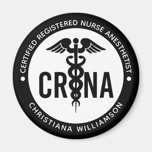 Anpassningsbar CRNA Auktoriserad Registrerad sjuks Magnet