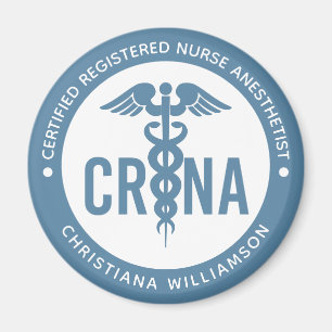 Anpassningsbar CRNA Auktoriserad Registrerad sjuks Magnet