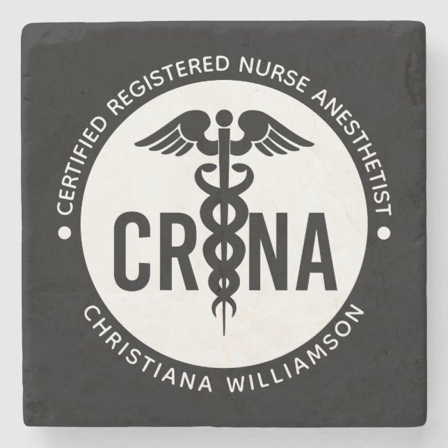 Anpassningsbar CRNA Auktoriserad Registrerad sjuks Stenunderlägg (Framsidan)